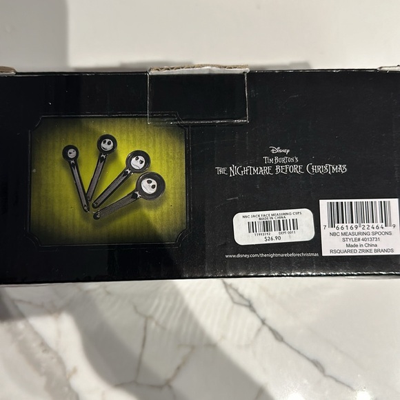 The Nightmare Before Christmas Jack Skellington Measuring Spoons - Picture 2 of 5